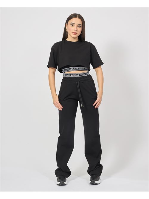 T-shirt donna Gaelle Paris cropped con elastico GAELLE PARIS | GAABW03852NE01